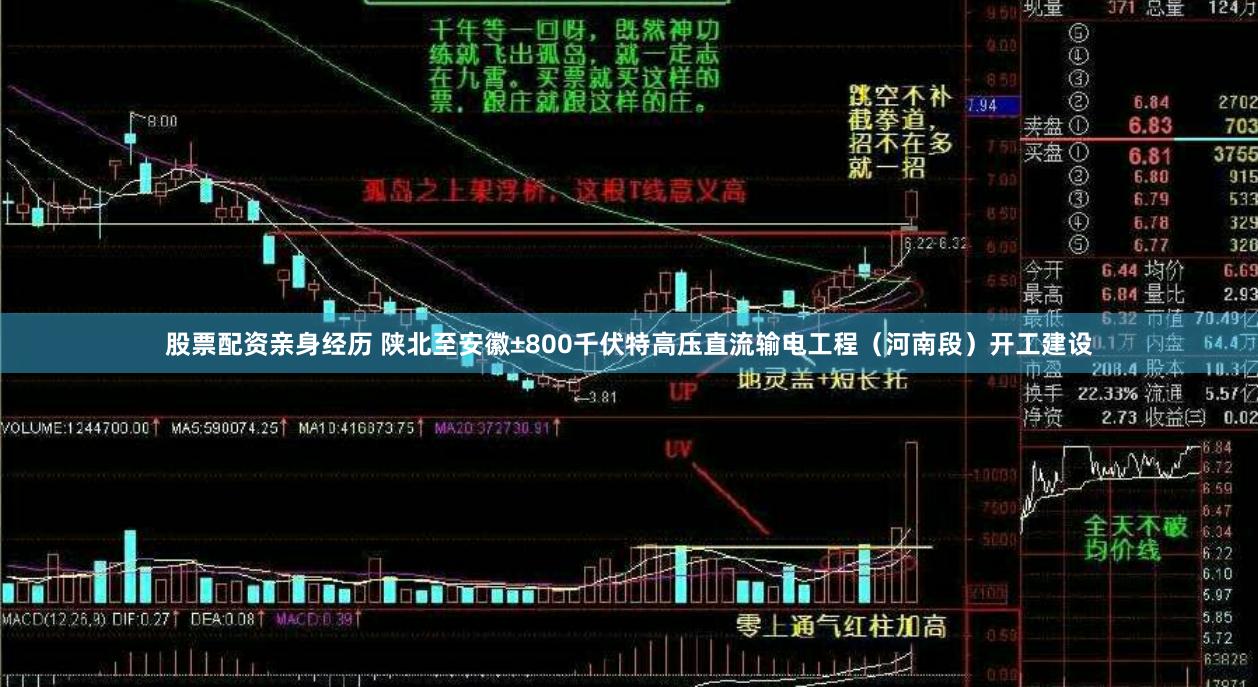 股票配资亲身经历 陕北至安徽±800千伏特高压直流输电工程（河南段）开工建设